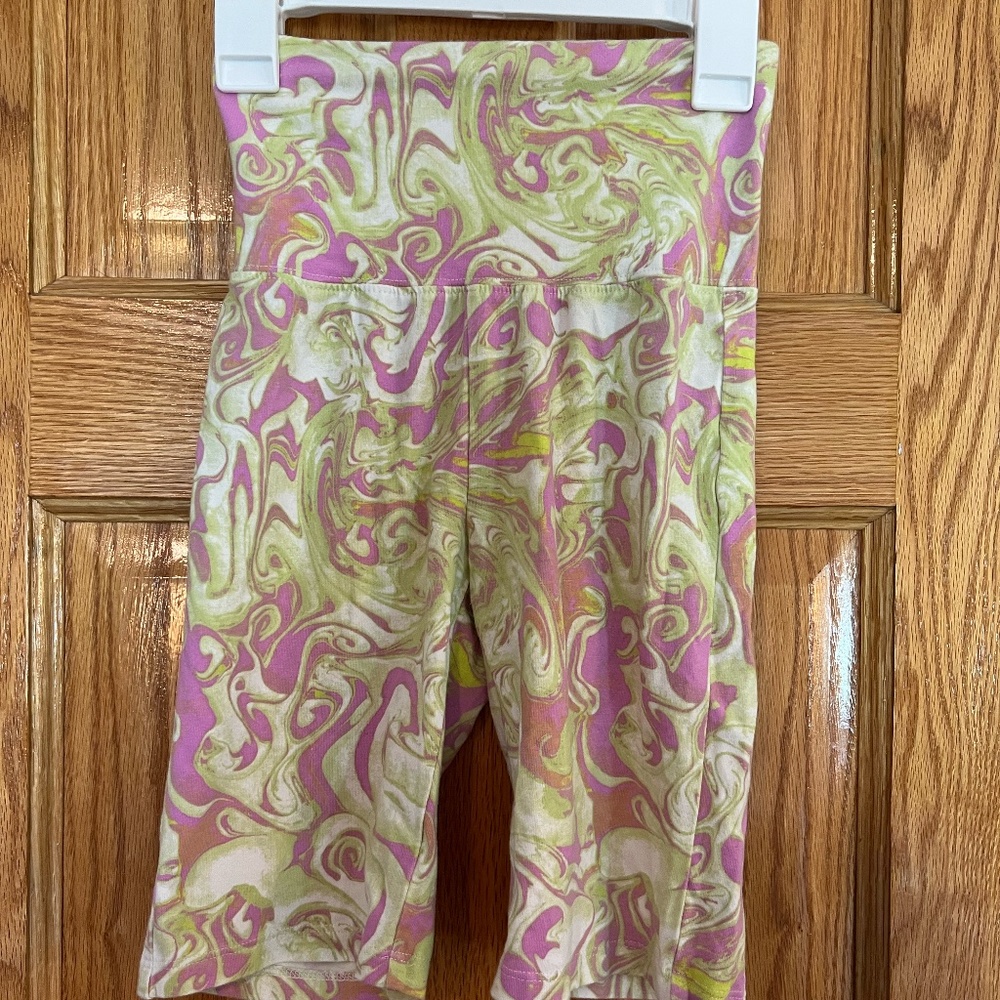 bp/nordstrom swirl pattern biker shorts